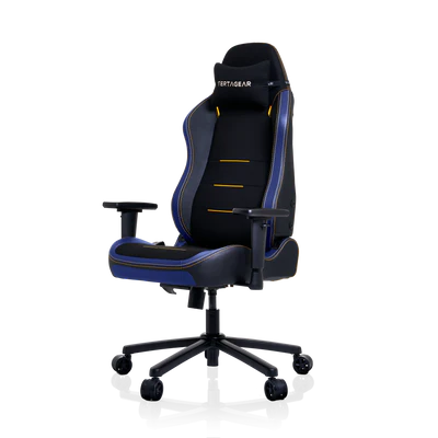 VERTAGEAR VG-SL3800SE_MB (MIDNIGHT BLUE) / SILLA ERGONOMICA GAMING / HYGENNX / COUNTOUR MAX LUMBAR / APOYABRAZO 3D / SOPORTA 100KG